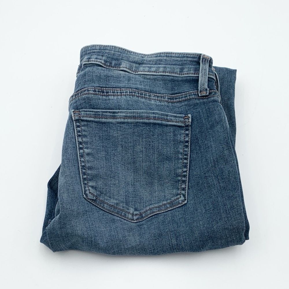NYDJ Barbara Bootcut lift tuck medium wash size 6 raw hem